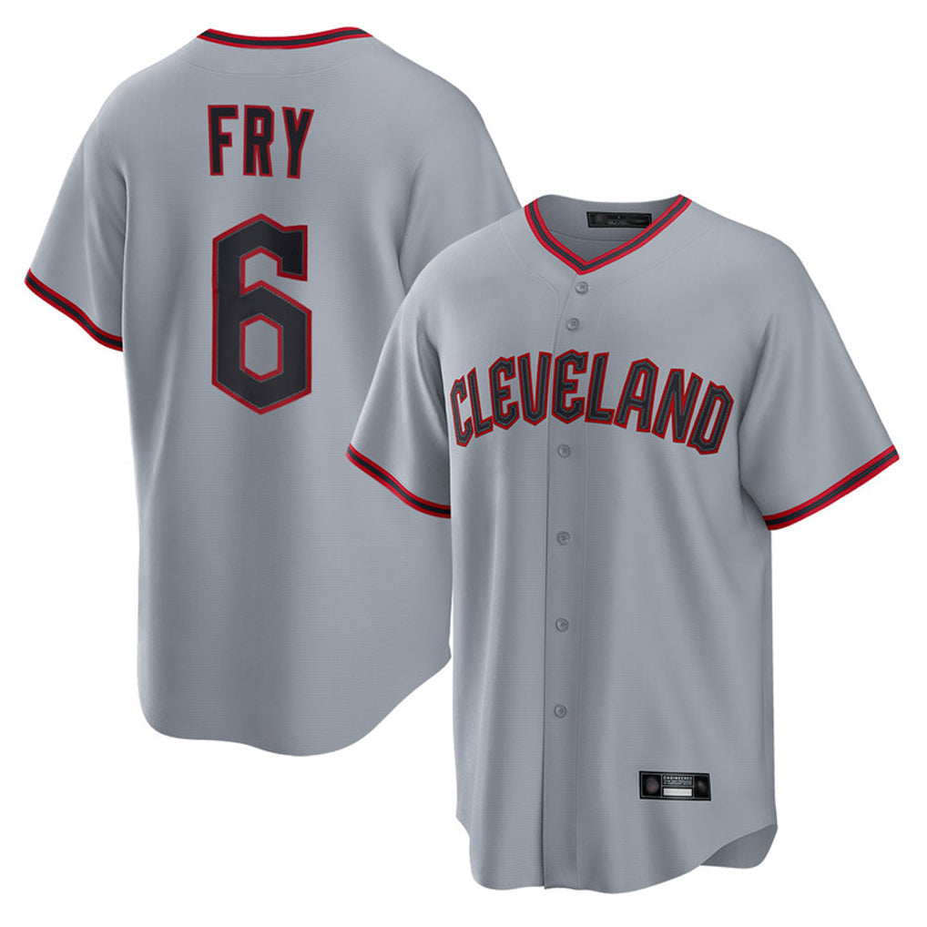 Fenge C.Guardians #6 David Fry Player Gray Home Game Stitched Jerseys