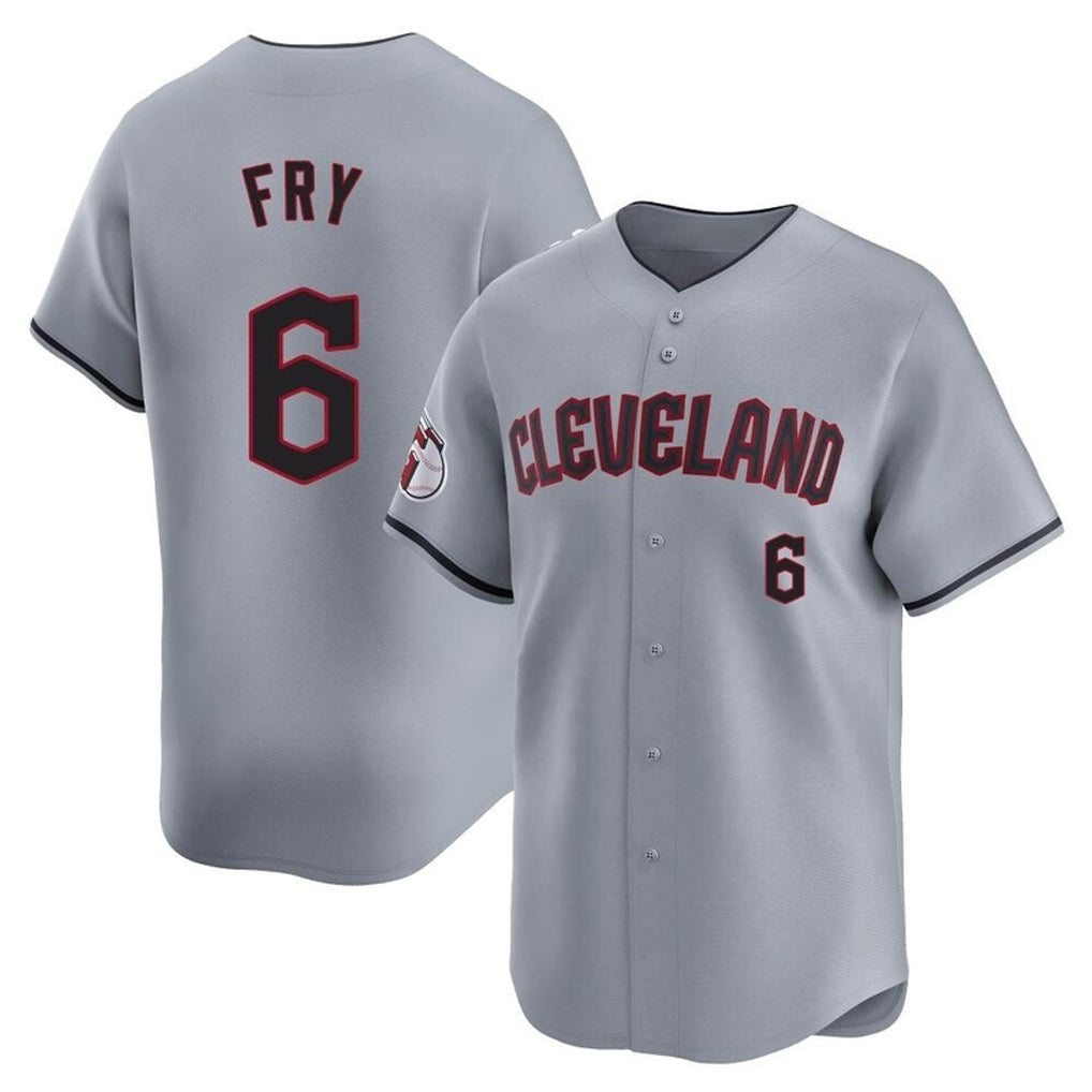 Fenge C.Guardians #6 David Fry Player Gray Road Limited Home Stitched Jerseys