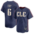 Fenge C.Guardians #6 David Fry Player Navy City Connect Limited Home Stitched Jerseys