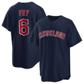 Fenge C.Guardians #6 David Fry Player Navy Game Home Stitched Jerseys