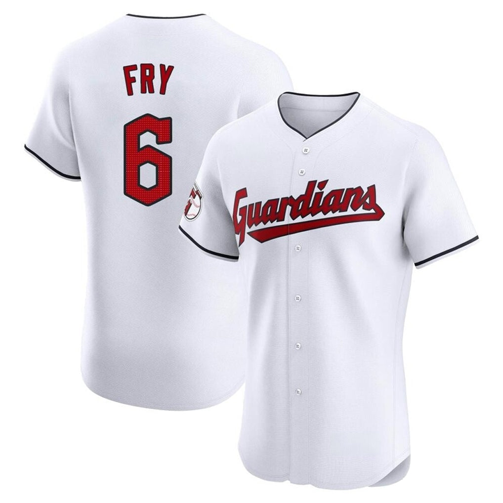 Fenge C.Guardians #6 David Fry Player White Limited Elite Home Stitched Jerseys