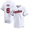 Fenge C.Guardians #6 David Fry Player White Limited Home Stitched Jerseys