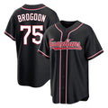 Fenge C.Guardians #75 Connor Brogdon Player Black Fashion Out Home Game Stitched Jerseys