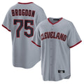 Fenge C.Guardians #75 Connor Brogdon Player Gray Home Game Stitched Jerseys