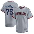 Fenge C.Guardians #75 Connor Brogdon Player Gray Road Limited Home Game Stitched Jerseys
