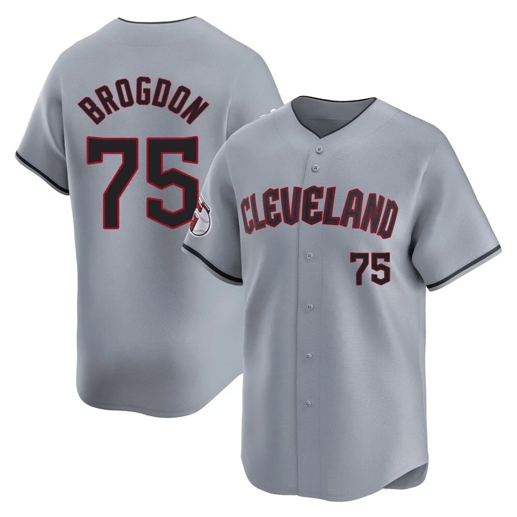 Fenge C.Guardians #75 Connor Brogdon Player Gray Road Limited Home Stitched Jerseys