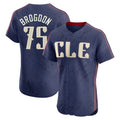Fenge C.Guardians #75 Connor Brogdon Player Navy City Connect Limited Elite Home Stitched Jerseys