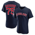 Fenge C.Guardians #75 Connor Brogdon Player Navy Limited Elite Home Stitched Jerseys