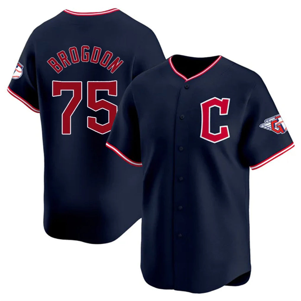 Fenge C.Guardians #75 Connor Brogdon Player Navy Limited Home Stitched Jerseys
