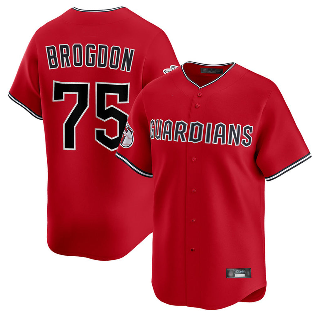 Fenge C.Guardians #75 Connor Brogdon Player Red Limited Home Stitched Jerseys