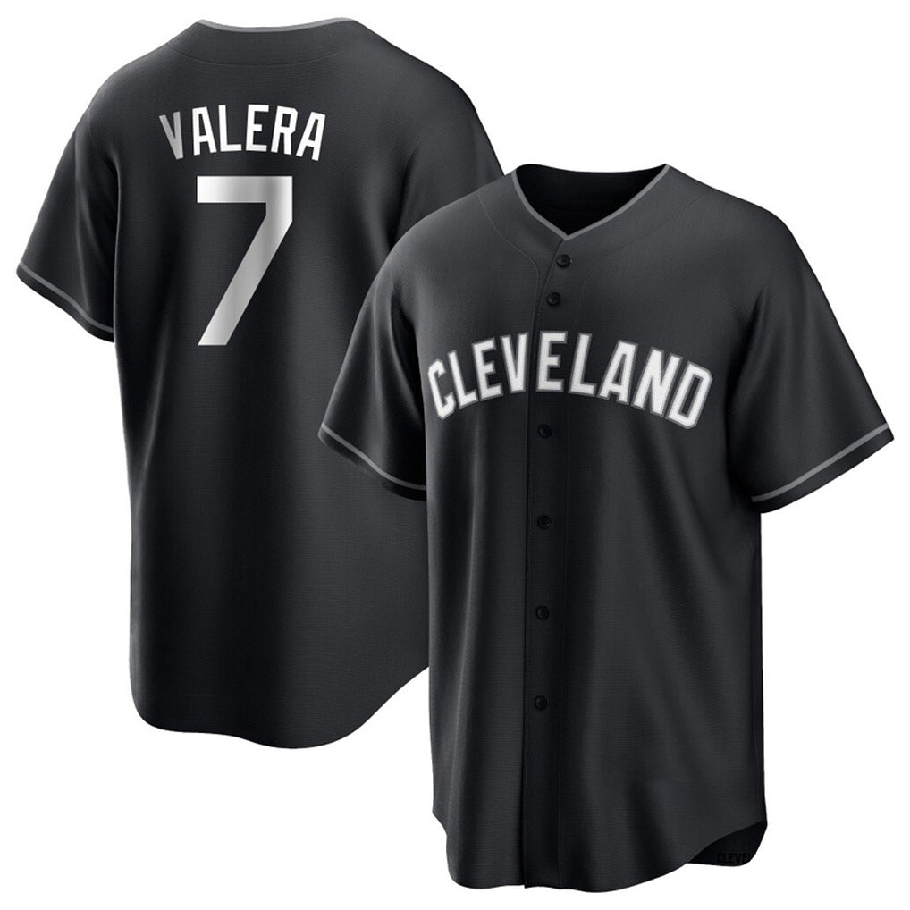 Fenge C.Guardians #7 George Valera Player Black Home Game Stitched Jerseys