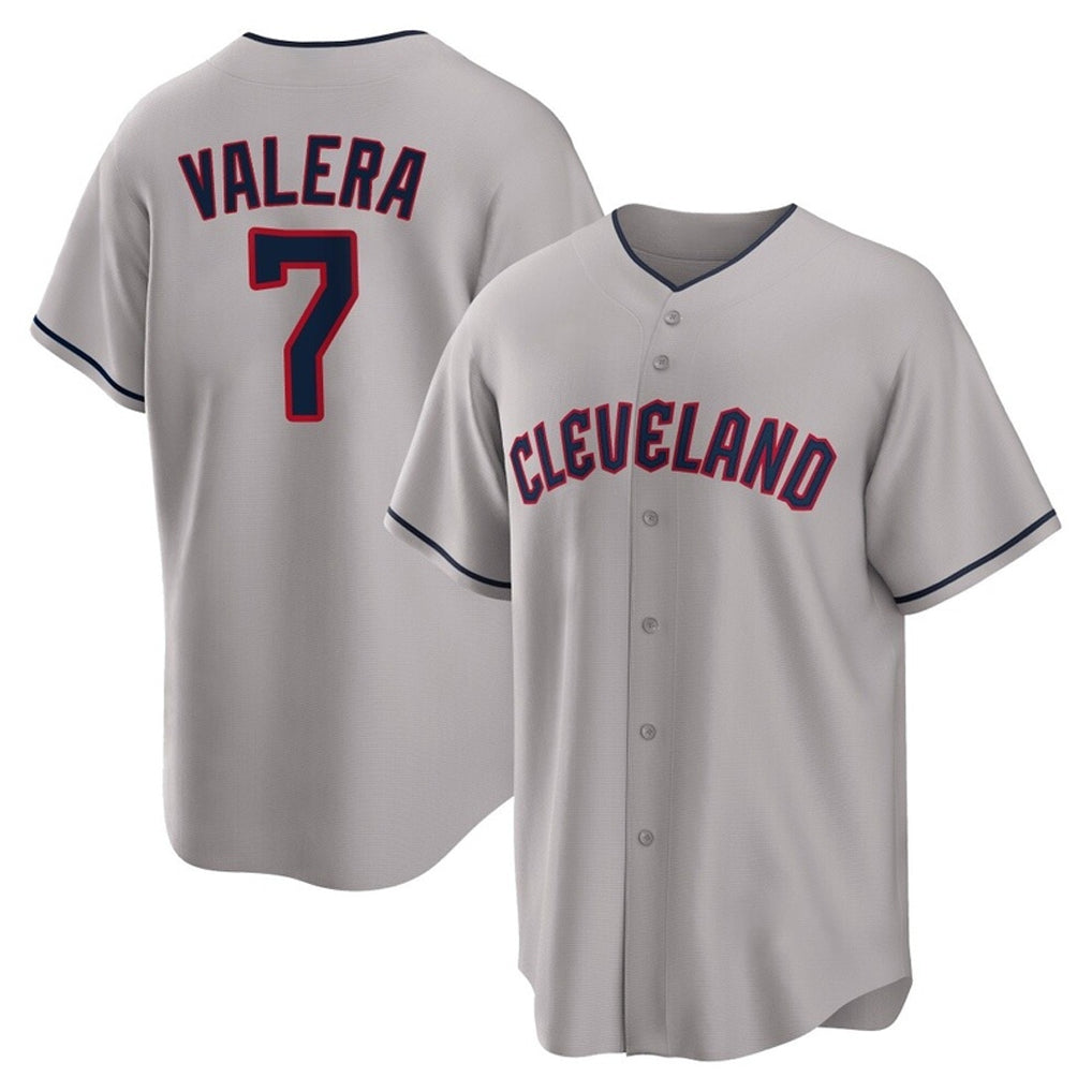 Fenge C.Guardians #7 George Valera Player Gray Game Home Stitched Jerseys