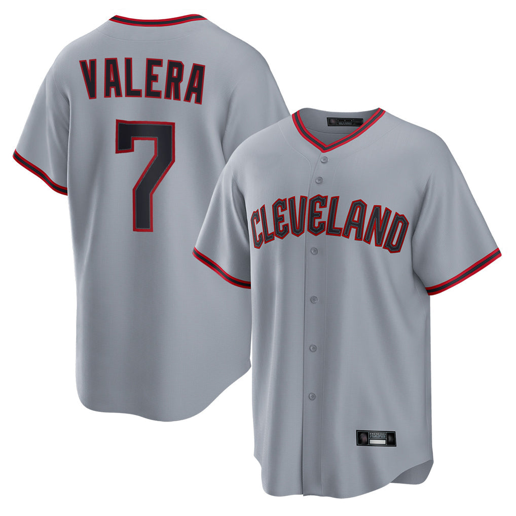 Fenge C.Guardians #7 George Valera Player Gray Home Game Stitched Jerseys