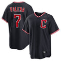 Fenge C.Guardians #7 George Valera Player Navy Home Game Stitched Jerseys