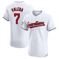 Fenge C.Guardians #7 George Valera Player White Limited Elite Home Stitched Jerseys