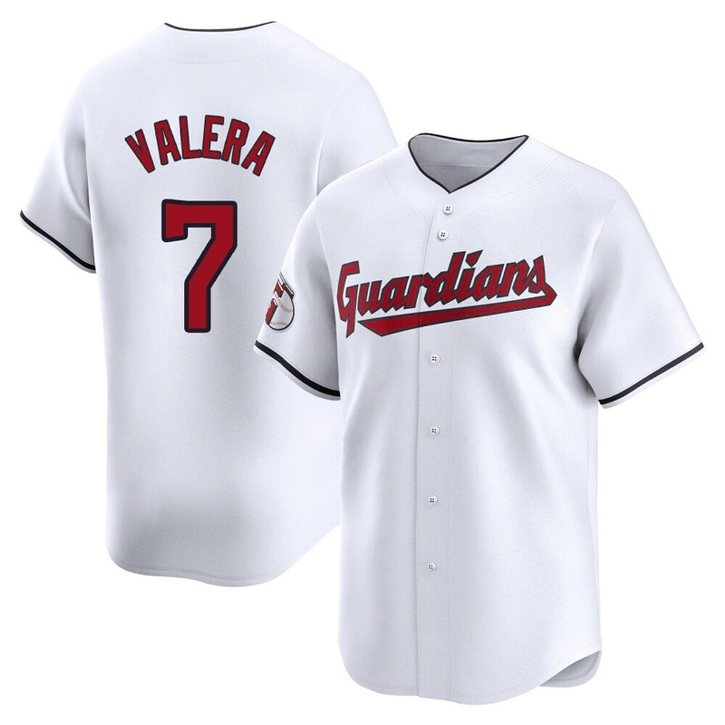 Fenge C.Guardians #7 George Valera Player White Limited Home Stitched Jerseys