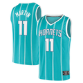 Fenge C.Hornets #11 Cody Martin  Teal Fast Break Replica Jerseys - Icon Edition