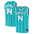 Fenge C.Hornets #14 Nick Richards  Teal Fast Break Replica Jerseys - Icon Edition