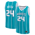 Fenge C.Hornets #24 Brandon Miller  Teal Fast Break Replica Jerseys - Icon Edition