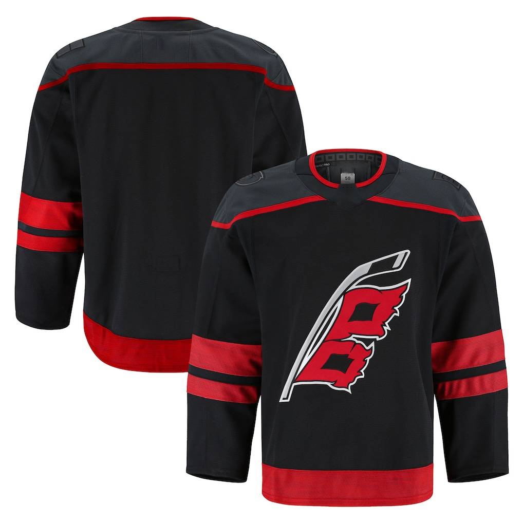 Fenge C.Hurricanes Black Home Authentic Pro Stitched Jerseys