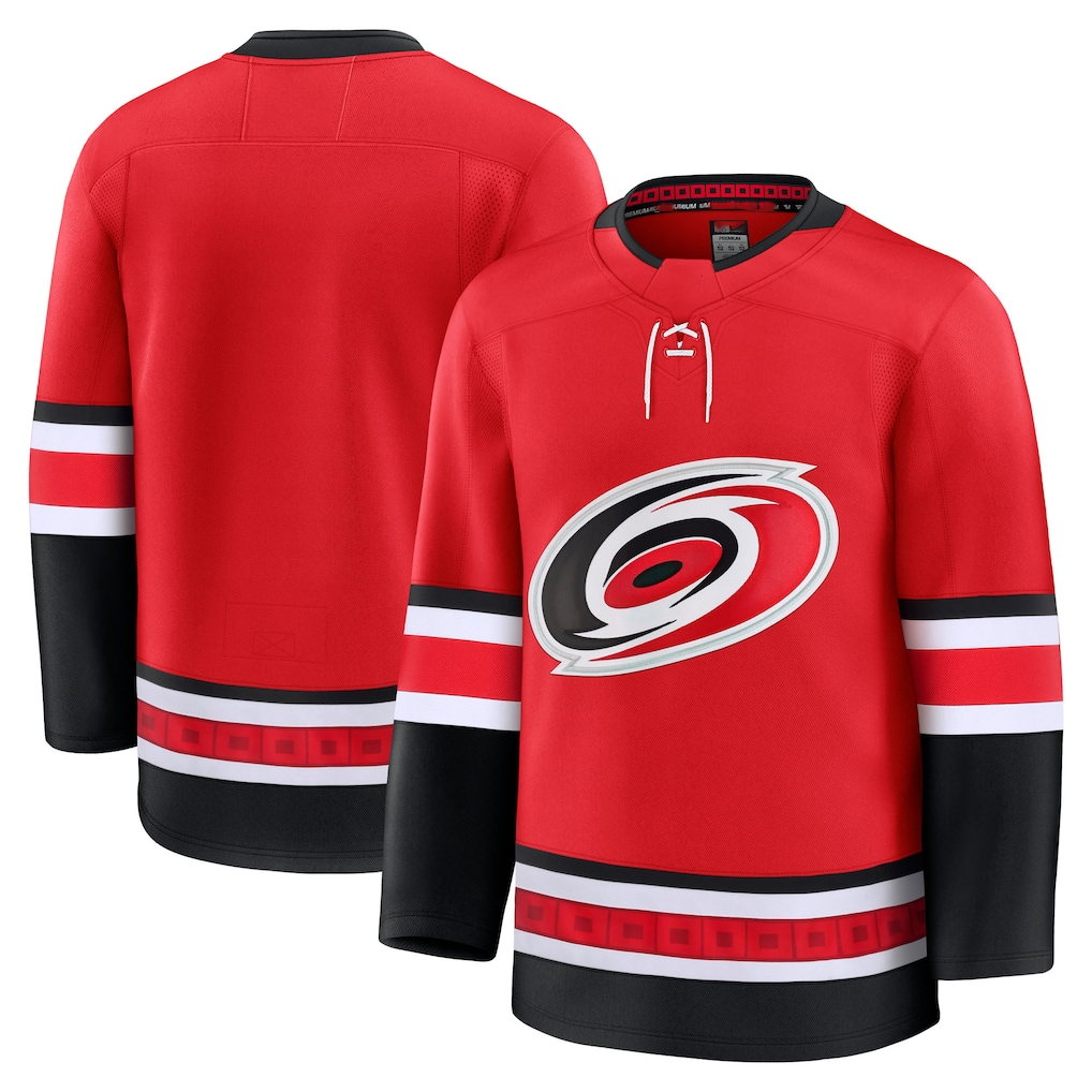 Fenge C.Hurricanes Red Alternate Premium Stitched Jerseys