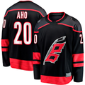 Fenge C.Hurricanes #20 Sebastian Aho Black Home Breakaway Stitched Jerseys