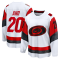 Fenge C.Hurricanes #20 Sebastian Aho White Away Breakaway Stitched Jerseys