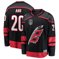 Fenge C.Hurricanes #26 Sebastian Aho Black 2026 Stanley Cup Final Home Breakaway Stitched Jerseys