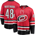 Fenge C.Hurricanes #48 Jordan Martinook Red Alternate Breakaway Player Stitched Jerseys