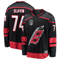 Fenge C.Hurricanes #74 Jaccob Slavin Black 2026 Stanley Cup Final Home Breakaway Stitched Jerseys