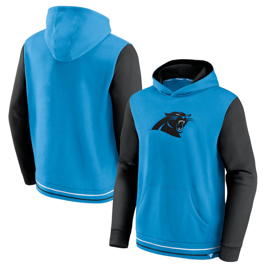 Fenge C.Panthers Blue-Black Salute to Service Hoodies Limited Blank Player Stitched Jerseys
