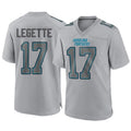 Fenge C.Panthers #17 Xavier Legette Player Grey Atmosphere Fashion Stitched  Jerseys
