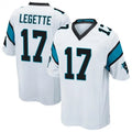 Fenge C.Panthers #17 Xavier Legette Player White Home Game Stitched Jerseys