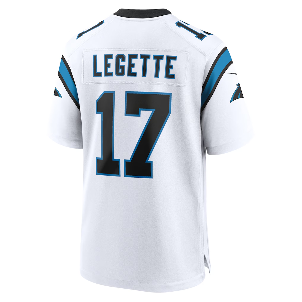 Fenge C.Panthers #17 Xavier Legette White Game Stitched Jerseys