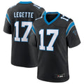 Fenge C.Panthers #17 Xavier Legette Black 2024 First Round Pick Game Player Jersey American Stitched  Jerseys