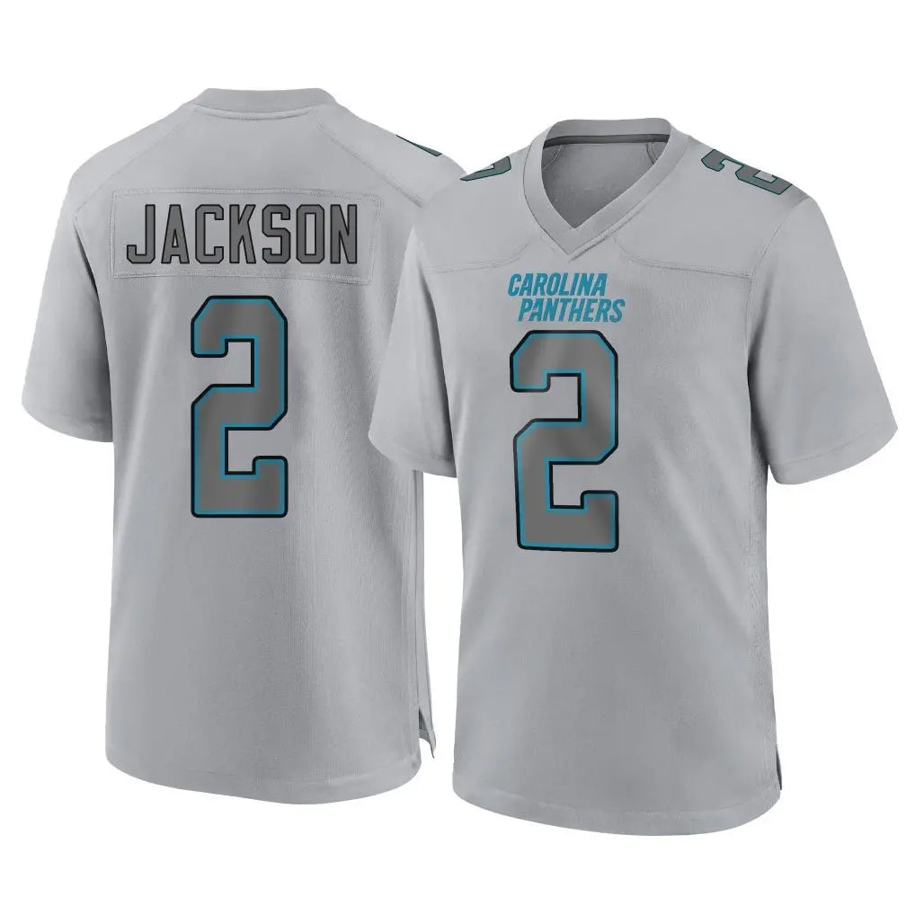 Fenge C.Panthers #2 Mike Jackson Player Gray Atmosphere Fashion Game Stitched Jerseys