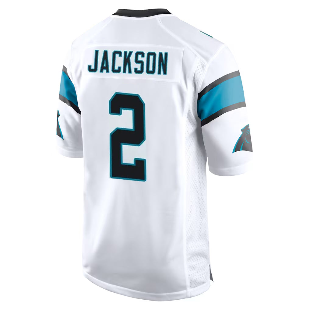 Fenge C.Panthers #2 Mike Jackson Player White Game Stitched Jerseys