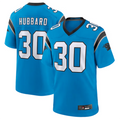 Fenge C.Panthers #30 Chuba Hubbard Player Blue Game Stitched Jerseys