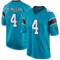 Fenge C.Panthers #4 Tetairoa McMillan Player Blue Game Stitched Jerseys