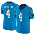Fenge C.Panthers #4 Tetairoa McMillan Player Blue Limited Vapor F.U.S.E. Stitched Jerseys