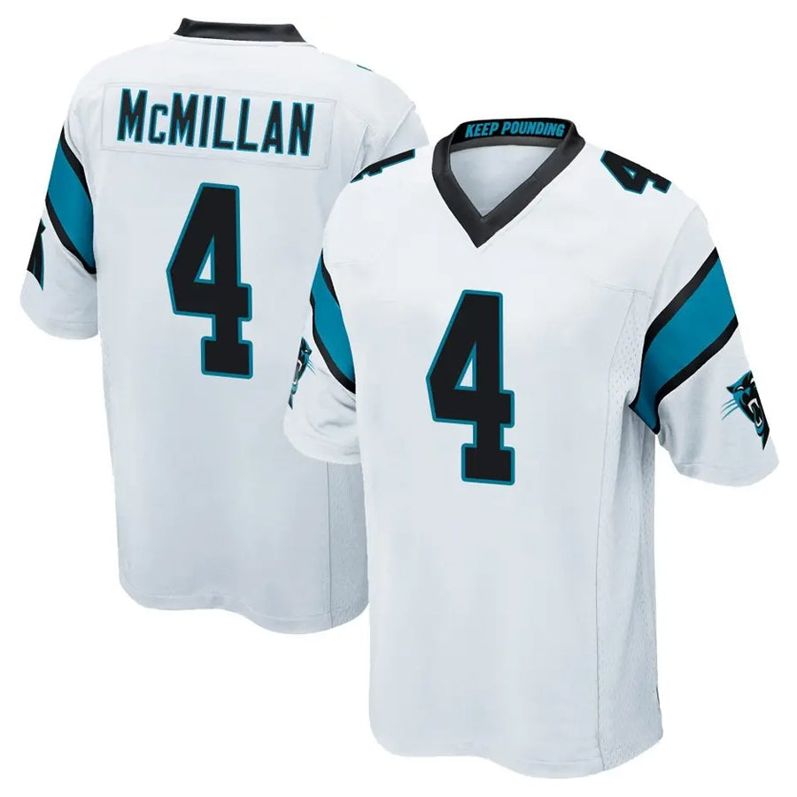 Fenge C.Panthers #4 Tetairoa McMillan Player White Game Stitched Jerseys