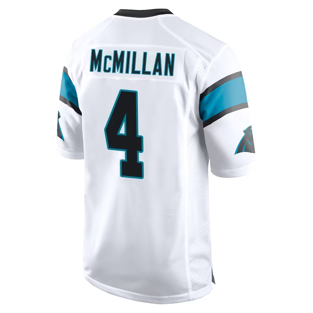 Fenge C.Panthers #4 Tetairoa McMillan Player White Game Stitched Jerseys