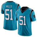 Fenge C.Panthers #51 Sam Mills Player Blue Vapor Untouchable Limited Game Stitched Jerseys