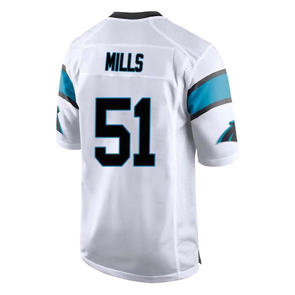 Fenge C.Panthers #51 Sam Mills Player White Game Stitched Jerseys