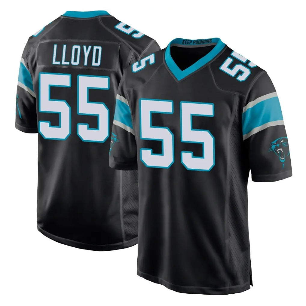 Fenge C.Panthers #55 Devin Lloyd Player Black Game Stitched Jerseys