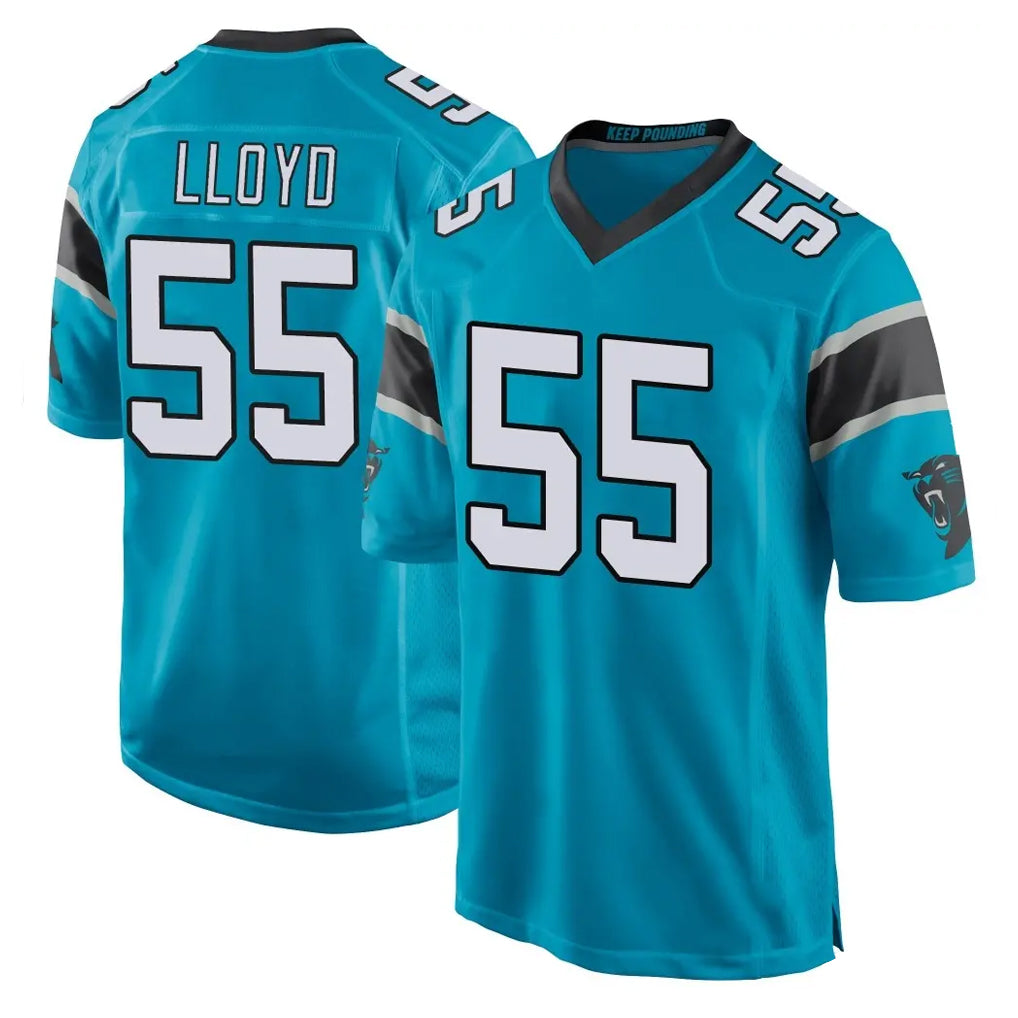 Fenge C.Panthers #55 Devin Lloyd Player Blue Game Stitched Jerseys