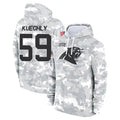 Fenge C.Panthers #59 Luke Kuechly Player Arctic Camo Salute to Service Hoodies Stitched Jerseys