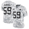 Fenge C.Panthers #59 Luke Kuechly Player Arctic Camo Salute to Service Limited Stitched Jerseys