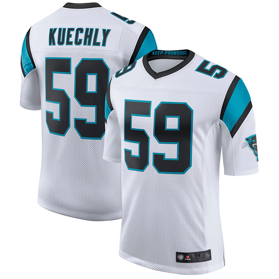 Fenge C.Panthers #59 Luke Kuechly Player White Classic Limited Stitched Jerseys