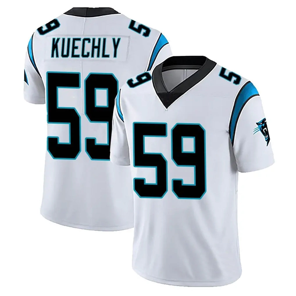 Fenge C.Panthers #59 Luke Kuechly Player White Vapor Limited Stitched Jerseys